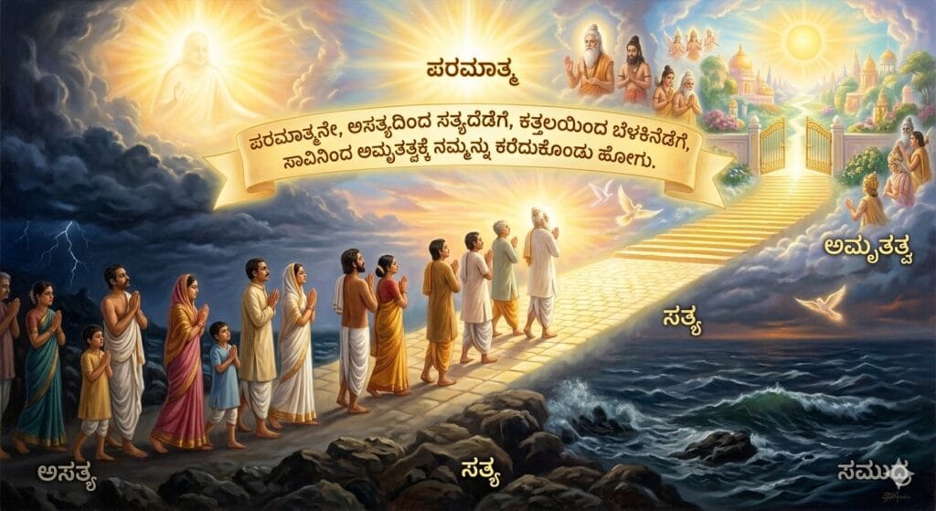 ಓಂ ಶಾಂತಿಃ ಶಾಂತಿಃ ಶಾಂತಿಃ