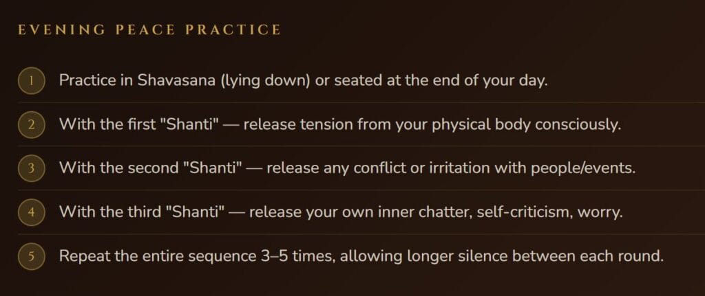 Om Shanti mantra — peace chant at 432 Hz to raise vibration and reduce stress