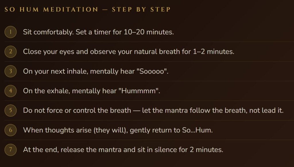 So Hum — The Breath Mantra to raise vibration and self-awareness